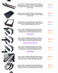 2024+ | Model 3 Highland Refreshed "Plain Weave" (Performance Look) Full Interior Carbon Fiber Kit Bundles (20 Pieces) - Real Dry Molded Carbon Fiber