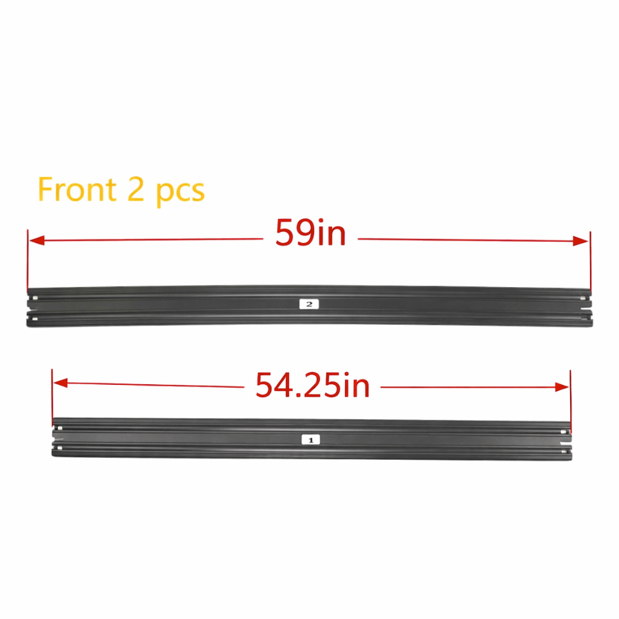 Cybertruck Roof Rack Crossbars - Front/Rear (2 or 4 Pieces)