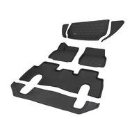 2022+ | Model X 6 Seater - 3D MAXpider KAGU Floor Mats - Row 1, 2, & 3 and Trunk/Frunk