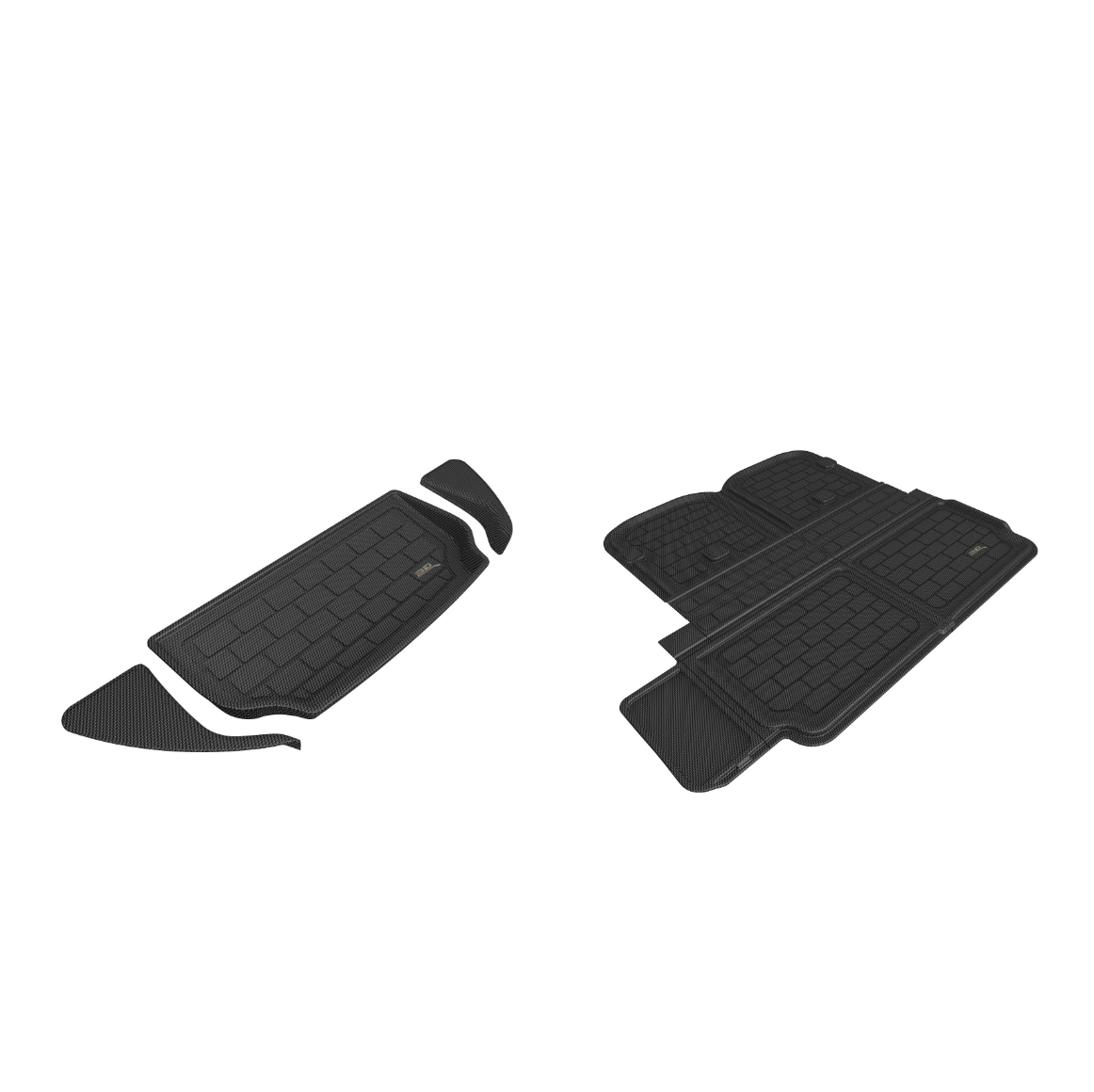2022+ | Model X 5 Seater -3D MAXpider KAGU Floor &amp; Cargo Mats - Row 1, 2, &amp; Trunk/Frunk