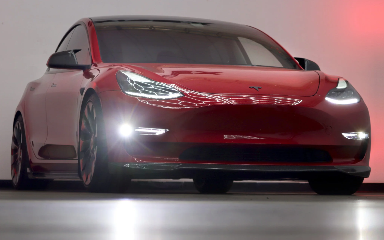 Alpharex - DoubleTap Dual Color LED Projector Fog Lights - Tesla Model 3/Model Y