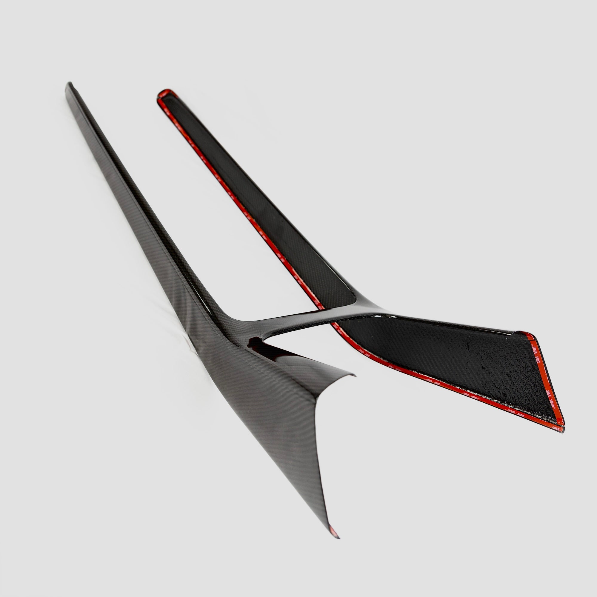 Model 3 &amp; Y* Center Console Top &amp; Side Panel Overlays (Gen. 2) - Real Dry Molded Carbon Fiber