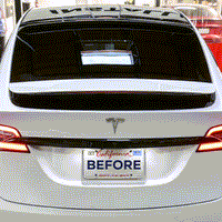 2022+ | Model X Spoiler Overlay - Real Molded Carbon Fiber
