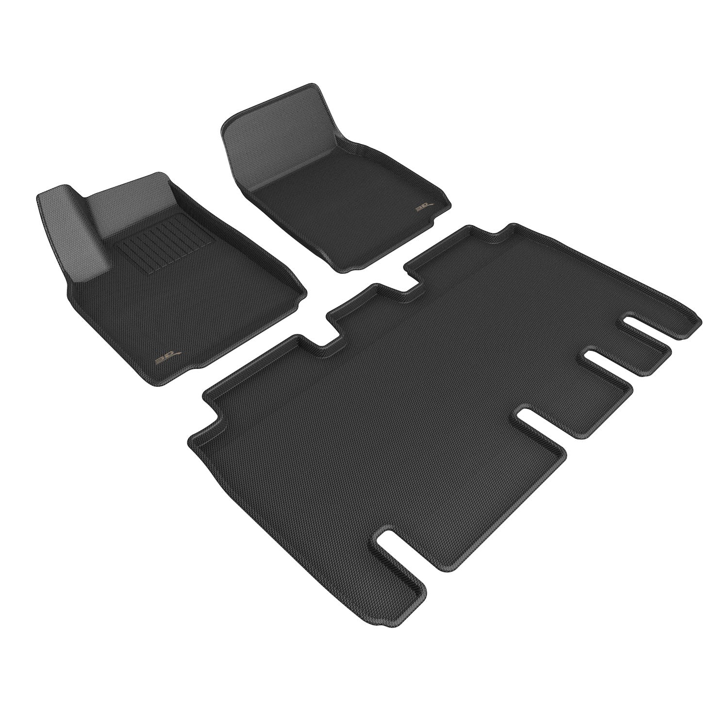 2022+ | Model X 6 Seater - 3D MAXpider KAGU Floor &amp; Cargo Mats - Row 1, 2, &amp; 3 and Trunk/Frunk