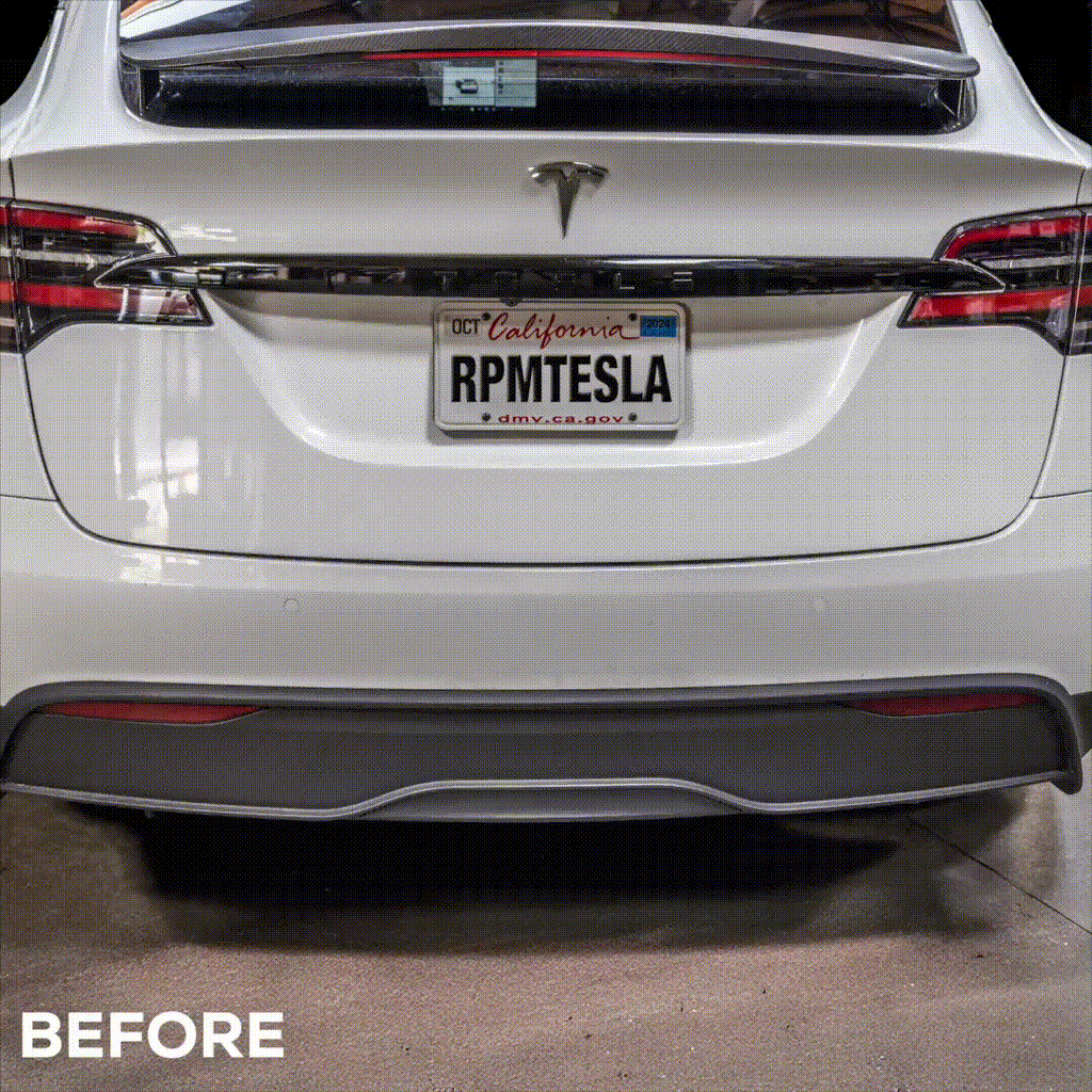 Model X Tailgate Applique Overlay - Real Dry Molded Carbon Fiber – RPM ...