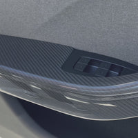 2024+ | Model 3 Front & Rear Door Armrest Overlays (4 Pieces) - Real Dry Molded Carbon Fiber