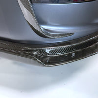 Model Y Viento Plus Front Lip Overlay Spoiler  - Real Dry Molded Carbon Fiber