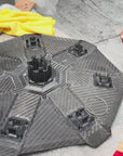 Cybertruck All-Season Full Carbon Fiber Wheel Cap Replacement - Real Dry Molded Carbon Fiber