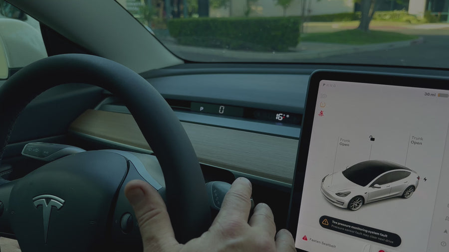 2019+ | Model 3 & Y Sight-Line Dashboard Cluster Display (4.5” Rectangular Style)