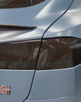2022+ Model S Smoked & Clear Tail Light TPU Protection Film Wrap (6 Piece Kit)