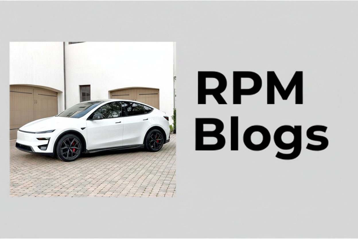 RPM Blogs Banner - White Tesla