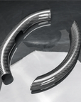 2026+ | Model Y Juniper Refreshed Steering Wheel Upper & Lower Overlays - Real Dry Molded Carbon Fiber