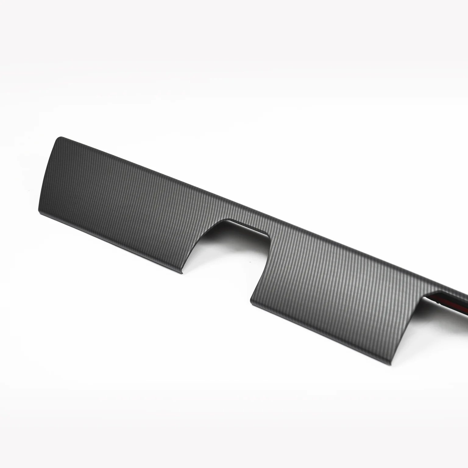 Cybertruck Dashboard Covers ABS Plastic (2 Pieces) - Hydro Carbon Fiber Coated
