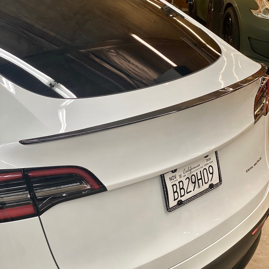 2020-2024 | Model Y Performance Spoiler - Real Molded Carbon Fiber