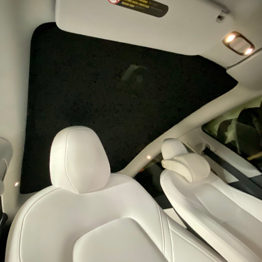 Model Y Sunroof Sunshade with Blockout Screen & Holding Magnet (1 Piece) - (Free Ground U.S. Shipping)