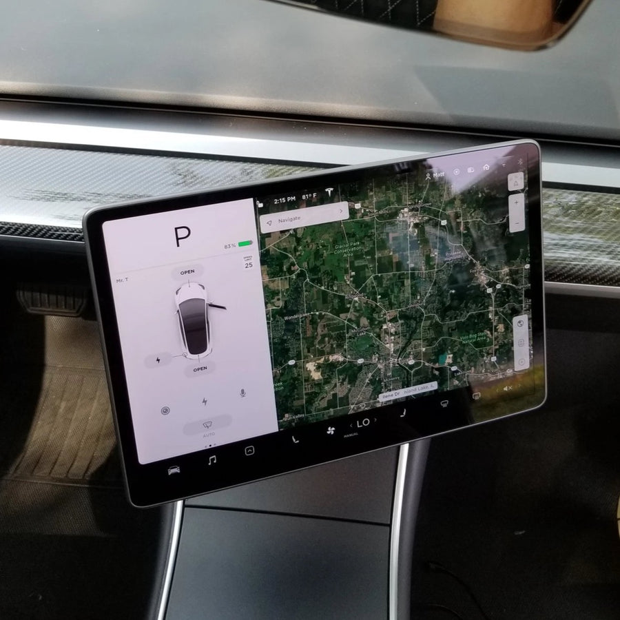 Model 3 & Y Swiveling Display Mount Version 1.0 (30 Degree Right & Left Turning)
