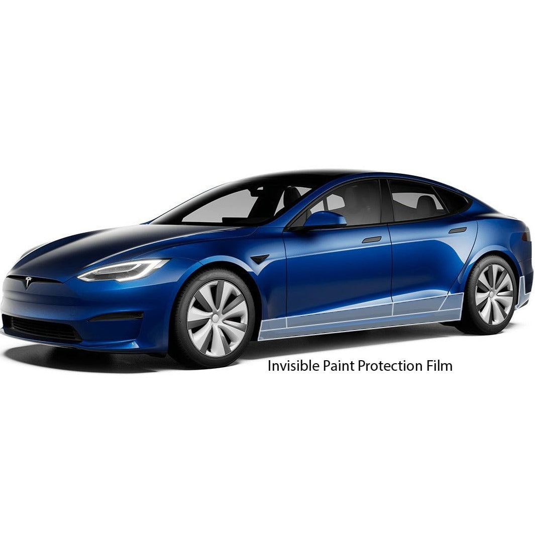 S 2021+ | Model S Lower Door & Rocker Panel Paint Protection Kit - Cle ...
