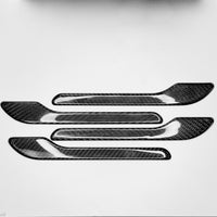 Model 3 Door Handle Overlays - Real Molded Carbon Fiber