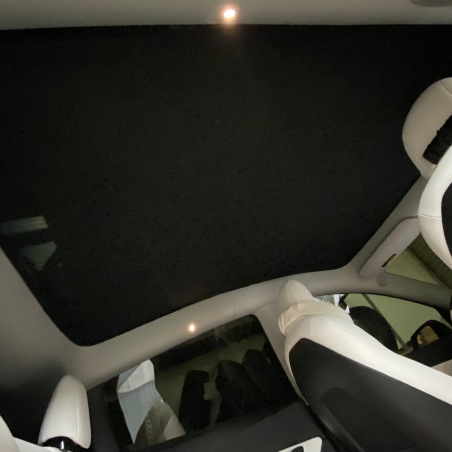 Model Y Sunroof Sunshade with Blockout Screen & Holding Magnet (1 Piece) - (Free Ground U.S. Shipping)