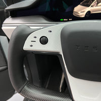 2021-2023| Model S & X Yoke Steering Wheel 3M Vinyl Accent Wraps
