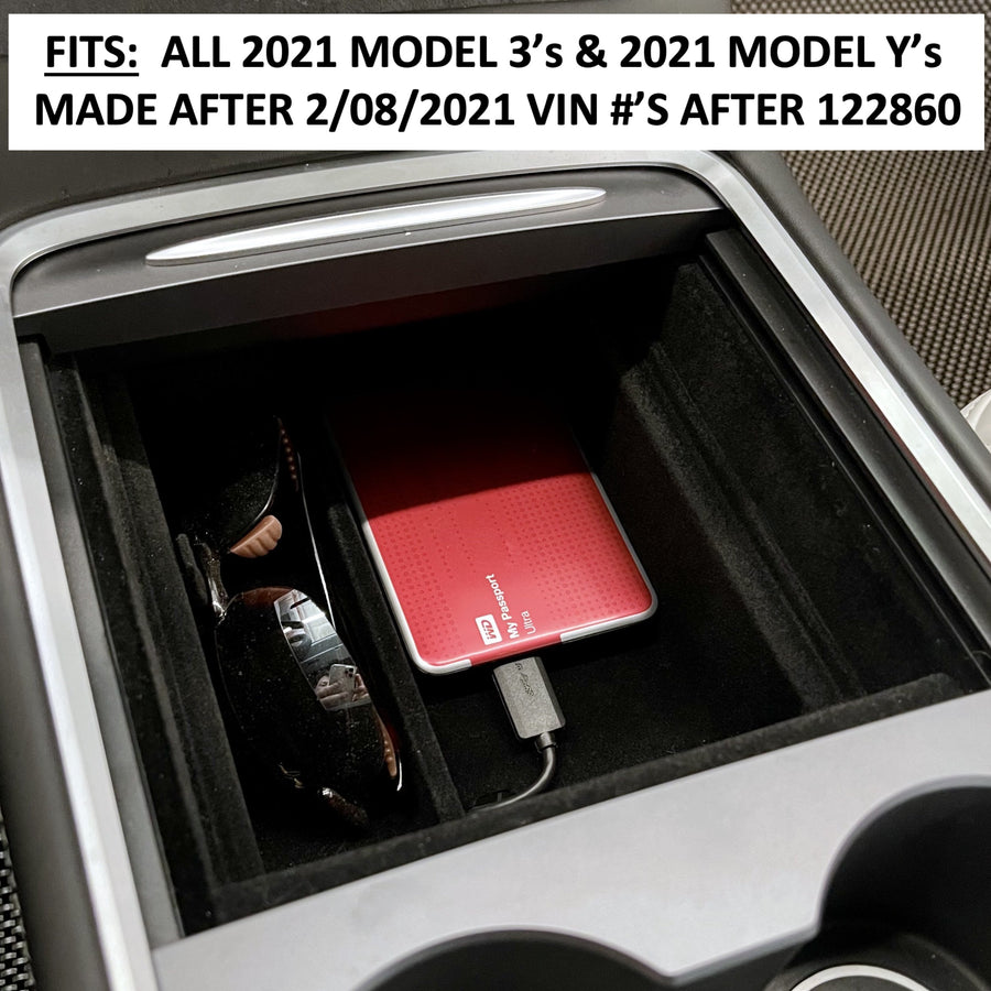 Tesla Model 3 & Y Center Console Storage Organizer Kit (Complete
