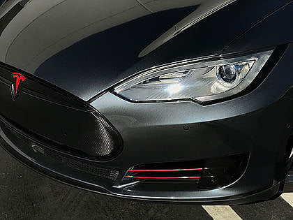Model S Under Headlight Stripes (4 Piece)