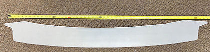 Model S Luggage &amp; Rear Bumper Clear Bra Made from Xpel
