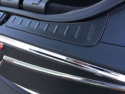 Model S Old Style Frunk Sill Inserts Carbon Fiber (1 Pair)