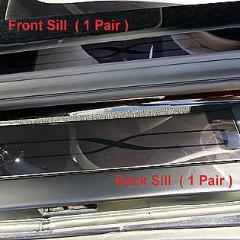 Model X Front & Rear Sill Protector 3M (2 Pairs)