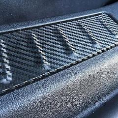 Model S Trunk Sill Inserts (1 Pair) - Vinyl Wrap