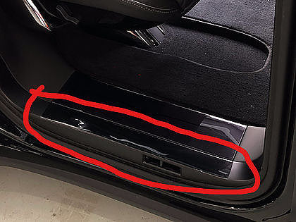 Model X Backseat Outer Door Sill Protector (1 Pair)