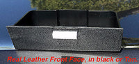 Model S & X Dash Drawer - Black Leather Front