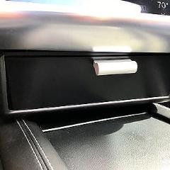 Model S & X Cubby Drawer Satin Black