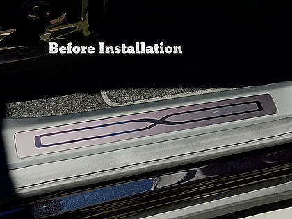 Model X Front Door Sill Protection (1 Pair) - 3M PPF Film