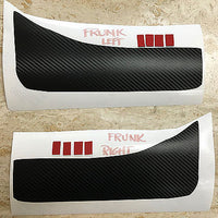 Model S Old Style Frunk Sill Inserts Carbon Fiber (1 Pair)