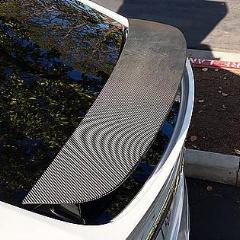 Model X Spoiler - Carbon Fiber Vinyl Wrap