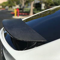 Model X Spoiler - Carbon Fiber Vinyl Wrap