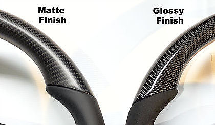 2012-2021 Model S &amp; X Steering Wheel - Real Molded Carbon Fiber Matte Finish