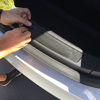 Model S Trunk Sill Inserts (1 Pair) - Vinyl Wrap