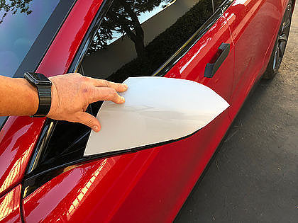 Model X Side View Mirror Clear Bra Wrap Protection (1 Pair)