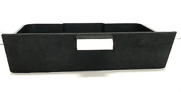 Dash Drawer Black Leather Front