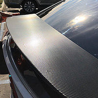 Model X Spoiler - Carbon Fiber Vinyl Wrap