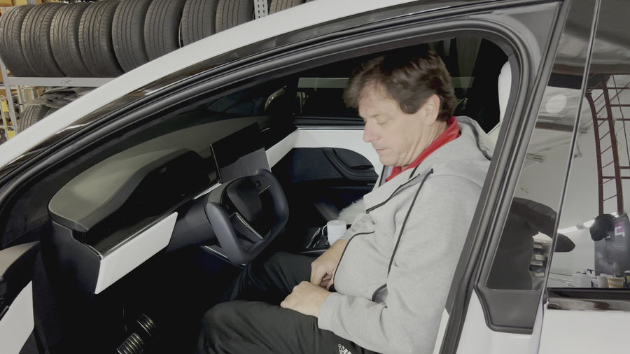 2021+ | Model S & X Original TESLA Factory Yoke Heated Steering Wheel - Leather or Alcantara