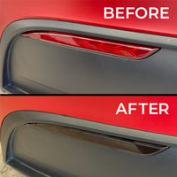 Model 3 & Y Smoked Rear Bumper Reflector - Vinyl Wraps