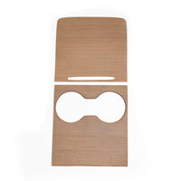 Model 3 & Y Center Console Overlays (Gen. 2) Version 3 ( Flat Open-Pore Wood )