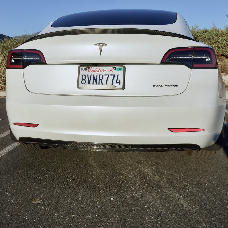 Model 3 Executive Diffuser - Real Molded Carbon Fiber