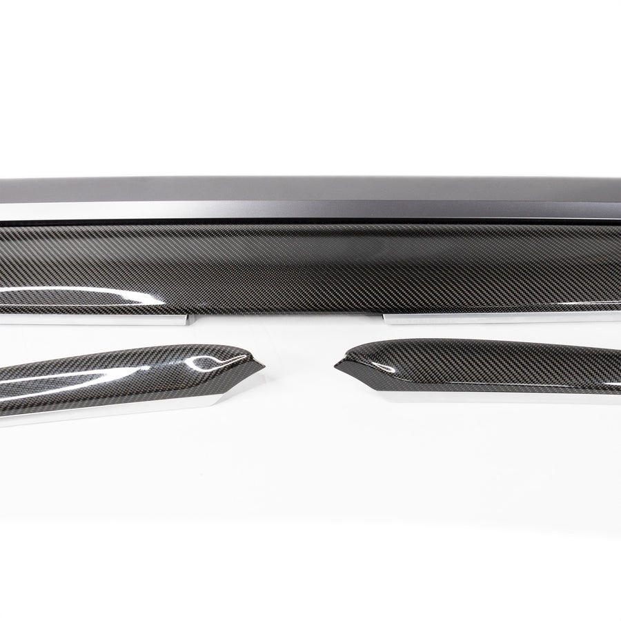 2021+ | Model 3 & Y Dashboard & Door Panel Replacement Kit (3 Pieces) - Real Molded Carbon Fiber