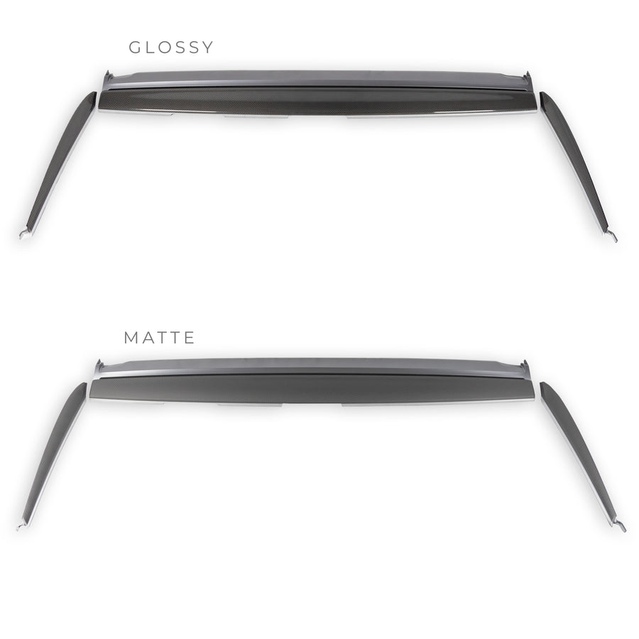 2021+ | Model 3 & Y Dashboard & Door Panel Replacement Kit (3 Pieces) - Real Molded Carbon Fiber