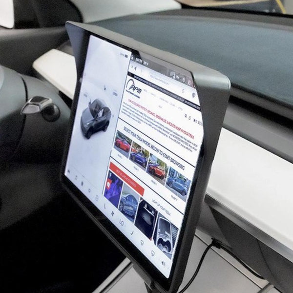 Model 3 & Y Display Shade Cover Frame – RPM TESLA Aftermarket