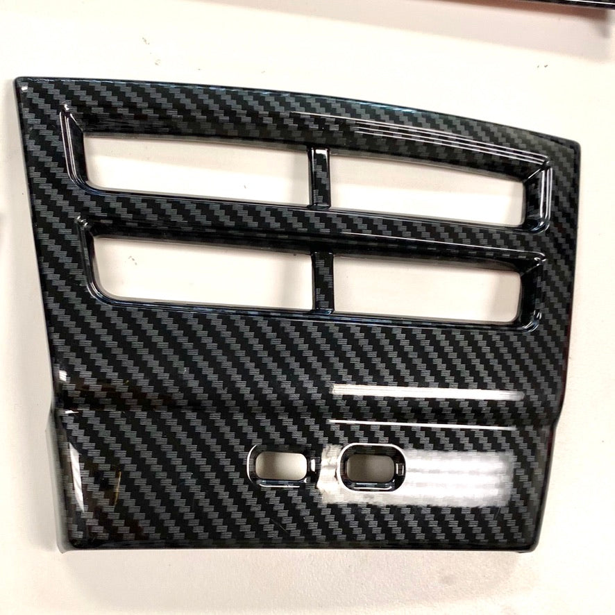 2012-2021 | Model S &amp; X Dashboard &amp; Center Console Upgrade Kit (7 Pieces) - Hydro Carbon Fiber Coated